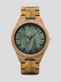 Green Sandal Wood Handmade Watch